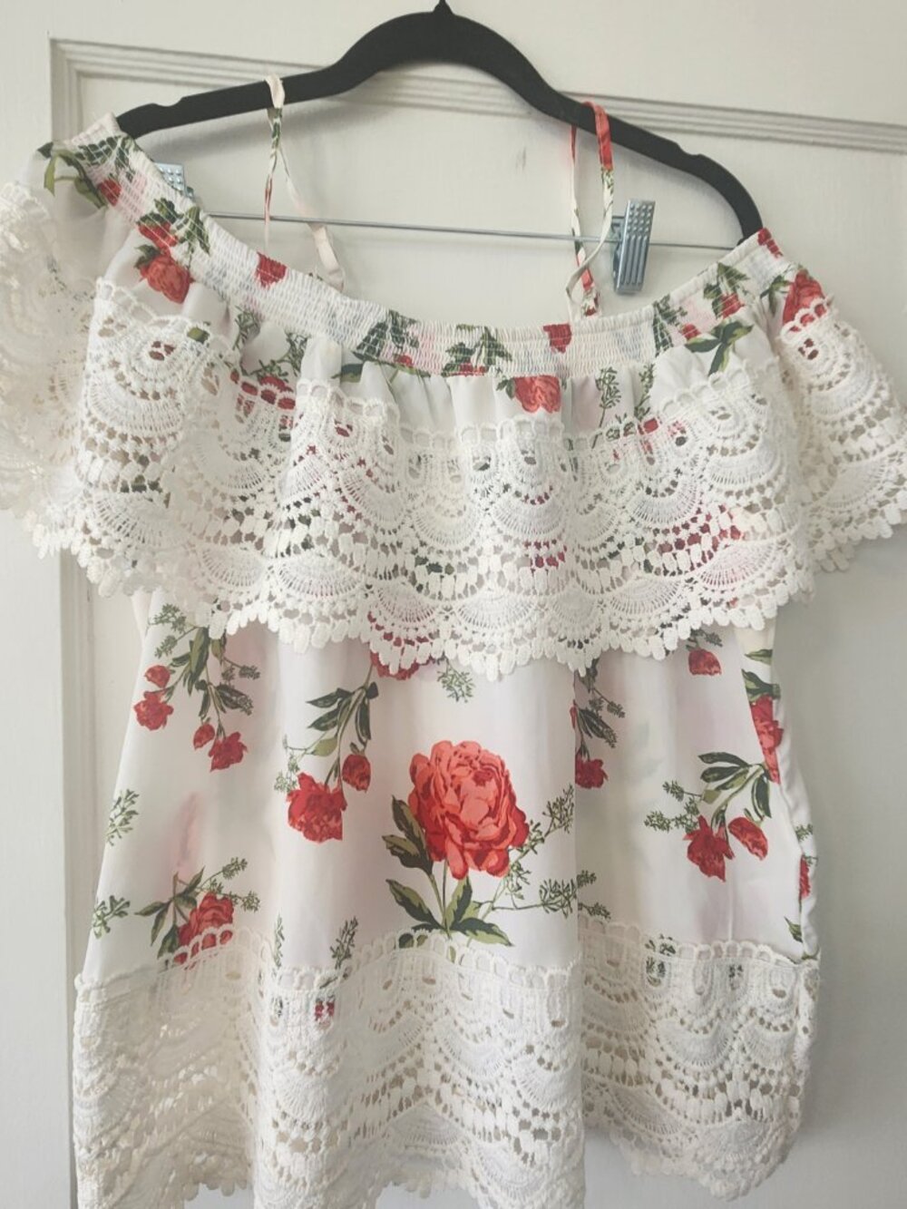 Romantic No Boundries Rose Blouse - XL